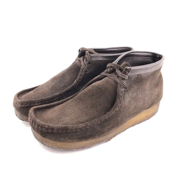 Clarks Originals Wallabee Brown Suede Desert Chukka Boots 11M