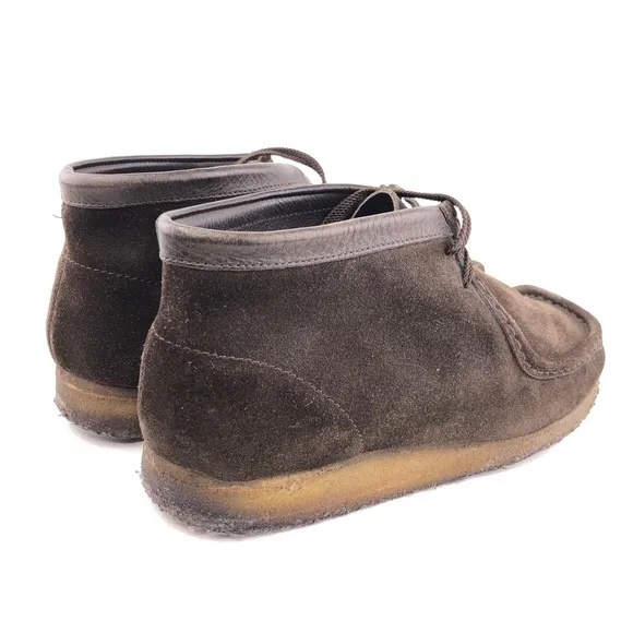 Clarks Originals Wallabee Brown Suede Desert Chukka Boots 11M
