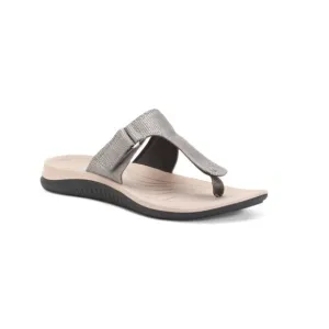 CLARKS Pewter Glide Walk Comfort Sandals