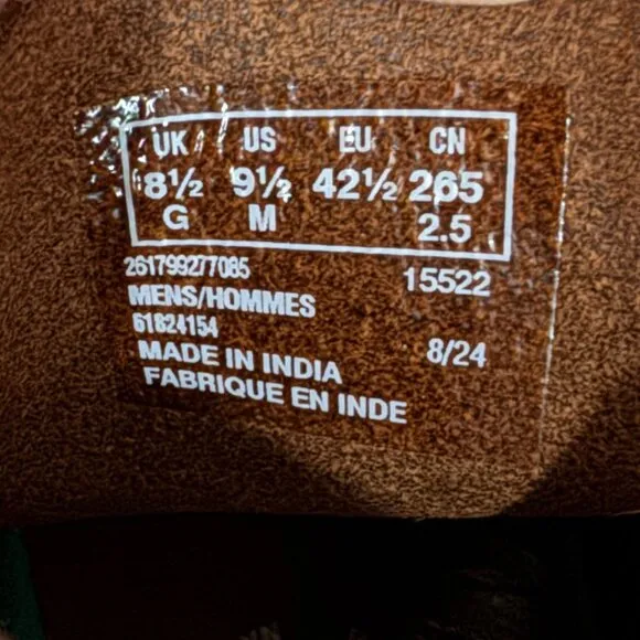 Clarks Shepton Stitch-Down Leather Desert Chukka Boots Brown 9.5 M NWB