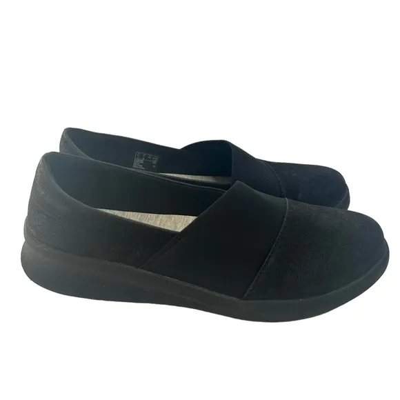 Clarks Sillian 2.0 Moon Loafer Flats Sz 9 Black