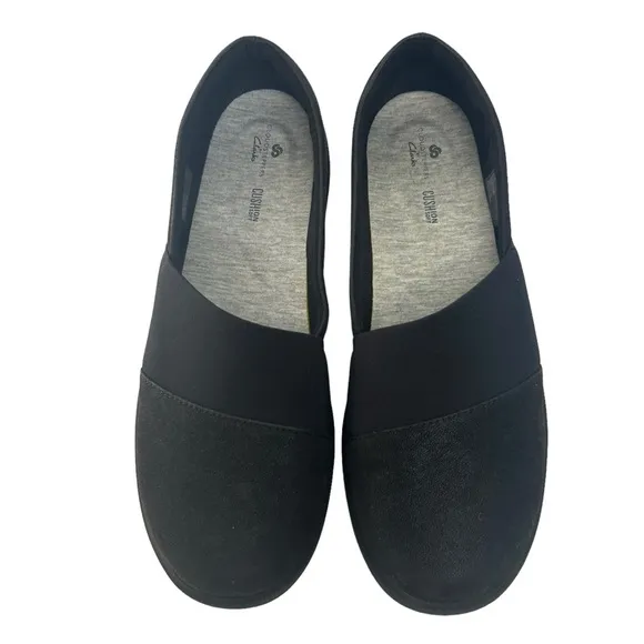 Clarks Sillian 2.0 Moon Loafer Flats Sz 9 Black