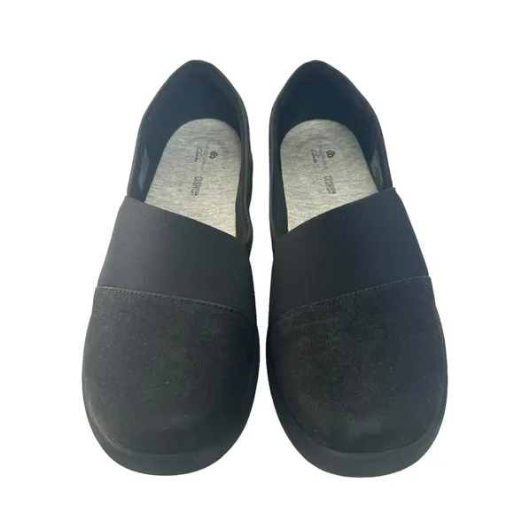 Clarks Sillian 2.0 Moon Loafer Flats Sz 9 Black