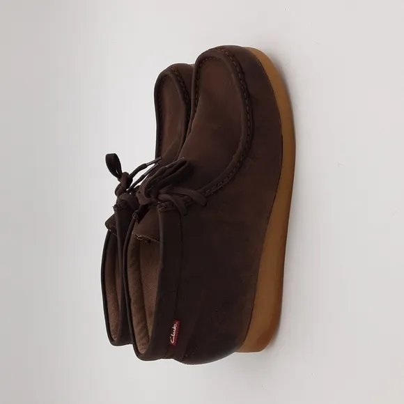 Clarks Stinson brown oxford ankle boots Lace-up men casual office retro y2k
