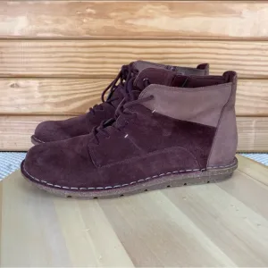 Clarks Tamitha Key Brown Leather/Suede Chukka Ankle Boots Booties Women's 9.5 US