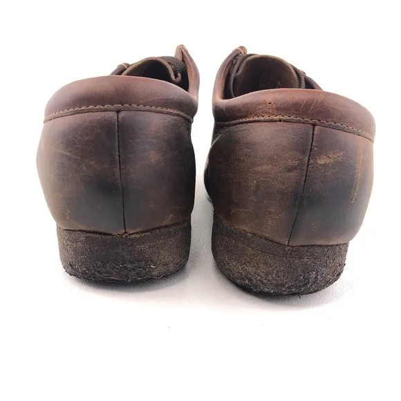 Clarks Wallabee Brown Leather Desert Chukka Boots 9.5M
