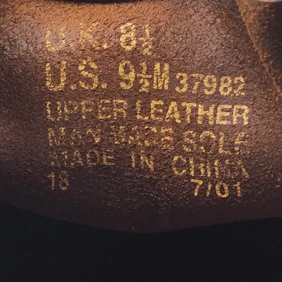 Clarks Wallabee Brown Leather Desert Chukka Boots 9.5M