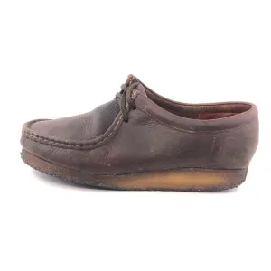 Clarks Wallabee Brown Leather Desert Chukka Boots 9.5M