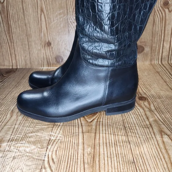 Clarks‎ Women's Tall Leather Knee High Riding Boots Size 9.5