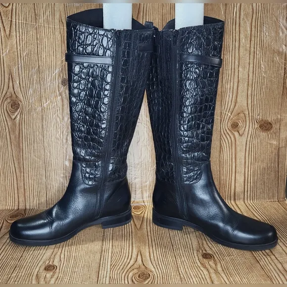 Clarks‎ Women's Tall Leather Knee High Riding Boots Size 9.5