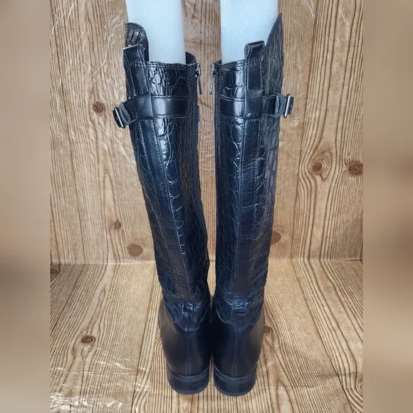 Clarks‎ Women's Tall Leather Knee High Riding Boots Size 9.5