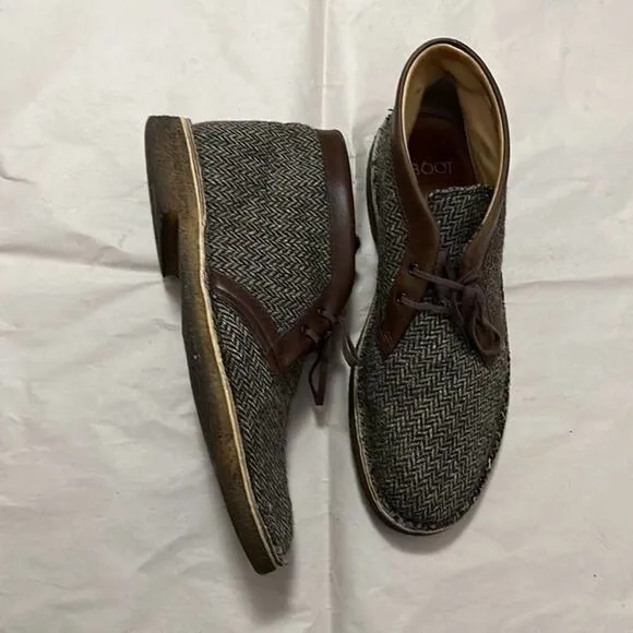 CLARKS ORIGINALS X HARRIS TWEED DESERT BOOTS‎ SIZE 101/2