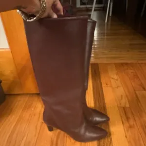 Clergerie Rare purple brown leather boots