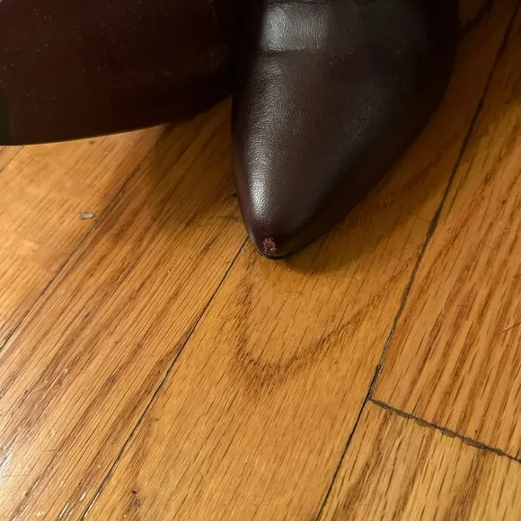 Clergerie Rare purple brown leather boots