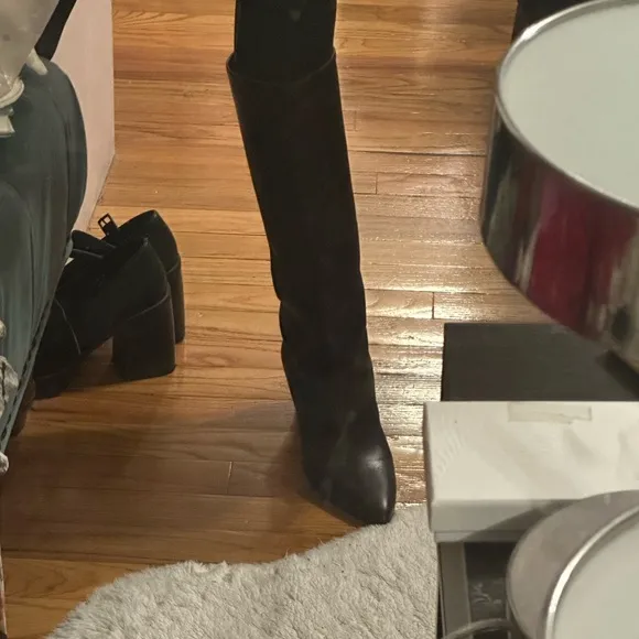 Clergerie Rare purple brown leather boots