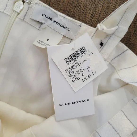Club Monaco Linen Mini Dress size 4