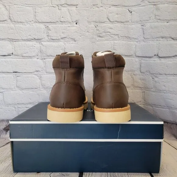 Club Room Men's Clifton Lace-Up Moc-Toe Boots
