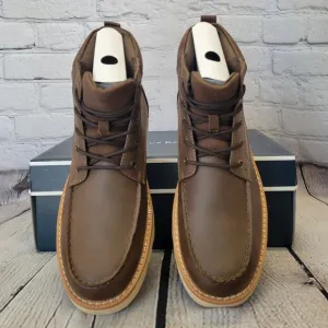 Club Room Men's Clifton Lace-Up Moc-Toe Boots