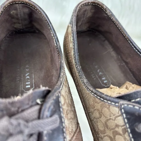 COACH ELLIE CANVAS SNEAKERS SIZE 10