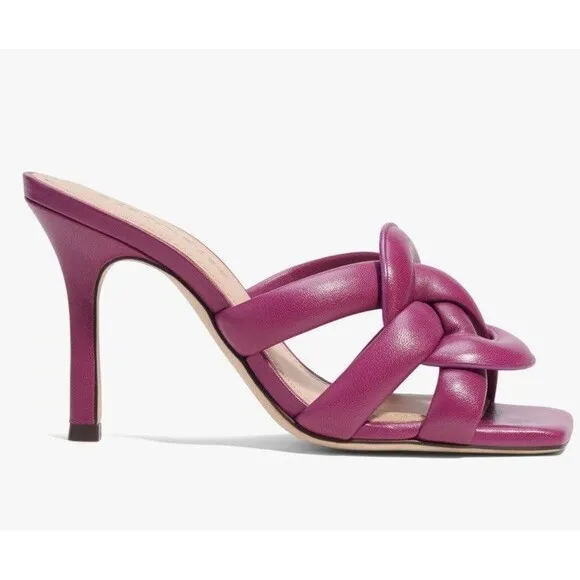 Coach Kellie Sandal Soft Signature Dress Sandals Deep Plum RARE!!!