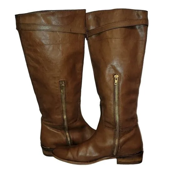 Coach Laguna Distressed Riding Boots, 11