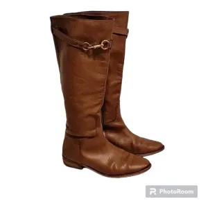 Coach Laguna Distressed Riding Boots, 11