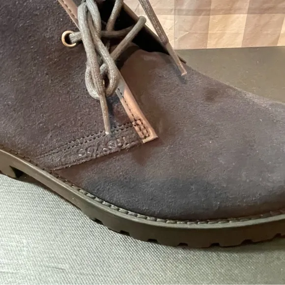 Coach Mens Desert Midnight Navy Suede Ankle Boots 9.5D