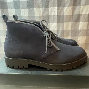 Coach Mens Desert Midnight Navy Suede Ankle Boots 9.5D
