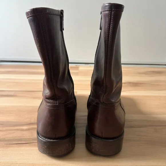 Coach Mens Size 10 Carl Leather Brown Riding Boots Vintage Made in Italy