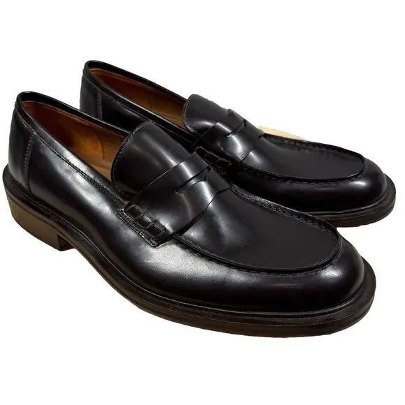 COACH Mens Western Harness‎ Derby Slip On Loafers Galen Brown  Cognac Size 8.5D