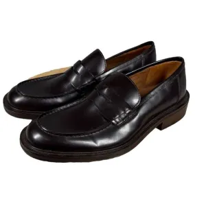 COACH Mens Western Harness‎ Derby Slip On Loafers Galen Brown  Cognac Size 8.5D