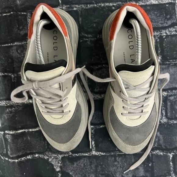 COLD LAUNDRY REDEMPTION Double Tongue Low Top Platform Sneakers