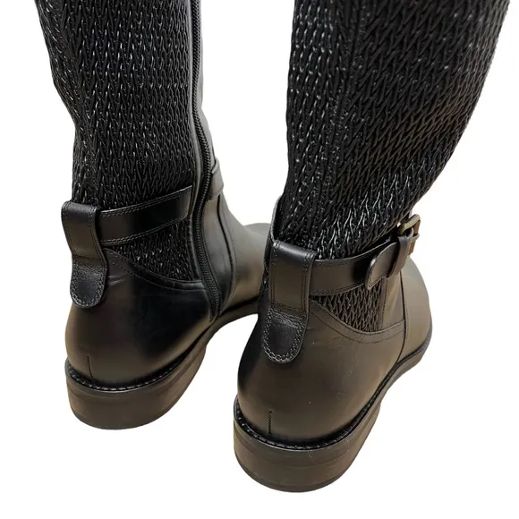 Cole Haan Belted Leather Knee High Boots 11B