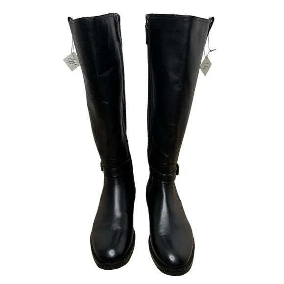 Cole Haan Belted Leather Knee High Boots 11B