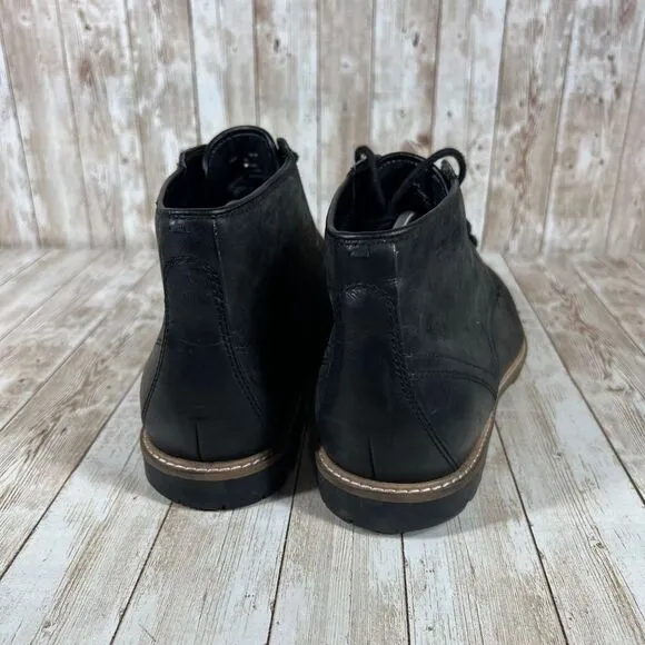 Cole Haan Black Leather Chukka Boots Dress Casual Ankle Boots Men's Size 12‎