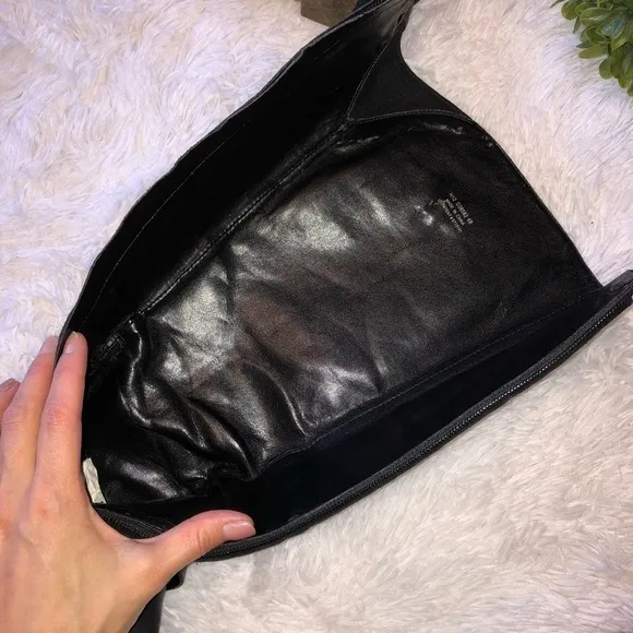 Cole Haan Black Leather Riding Boots