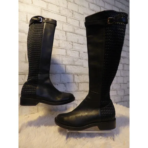 Cole Haan Black Lexi Grand Stretch Riding Boots 6 NEW