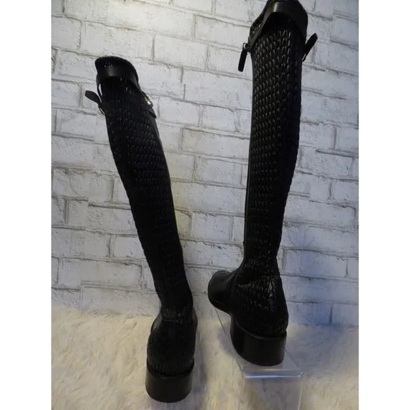 Cole Haan Black Lexi Grand Stretch Riding Boots 6 NEW