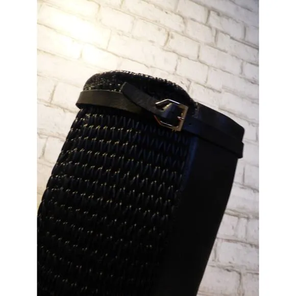 Cole Haan Black Lexi Grand Stretch Riding Boots 6 NEW