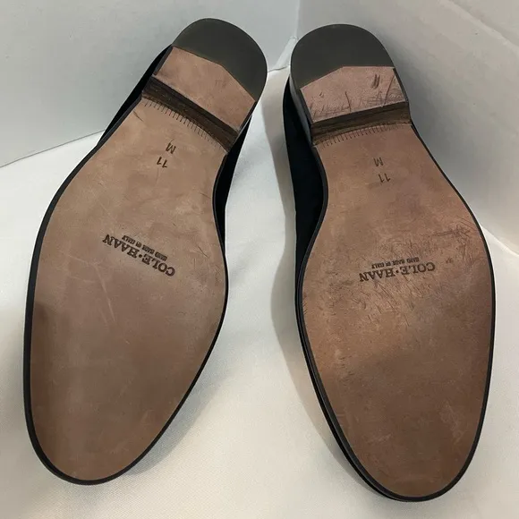 Cole Haan Black Velvet Loafers