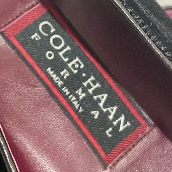 Cole Haan Black Velvet Loafers