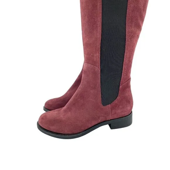 Cole Haan Boots JUdhpur Suede Leather Stretch Riding SZ 6.5 New $349