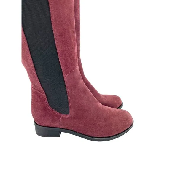 Cole Haan Boots JUdhpur Suede Leather Stretch Riding SZ 6.5 New $349