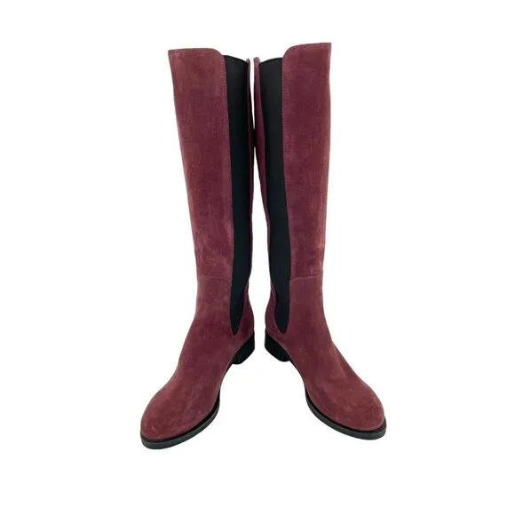 Cole Haan Boots JUdhpur Suede Leather Stretch Riding SZ 6.5 New $349