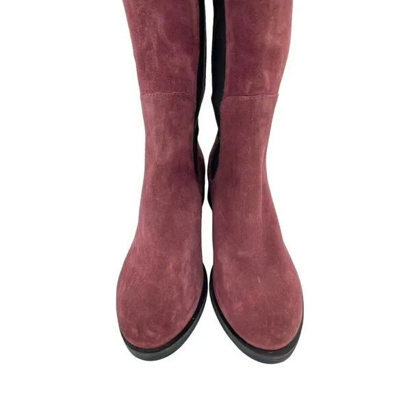Cole Haan Boots JUdhpur Suede Leather Stretch Riding SZ 6.5 New $349