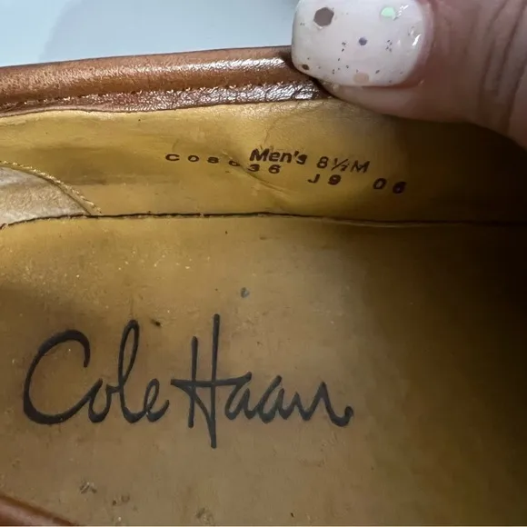 Cole Haan Brown Basket Weave Loafers