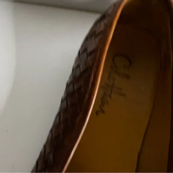 Cole Haan Brown Basket Weave Loafers