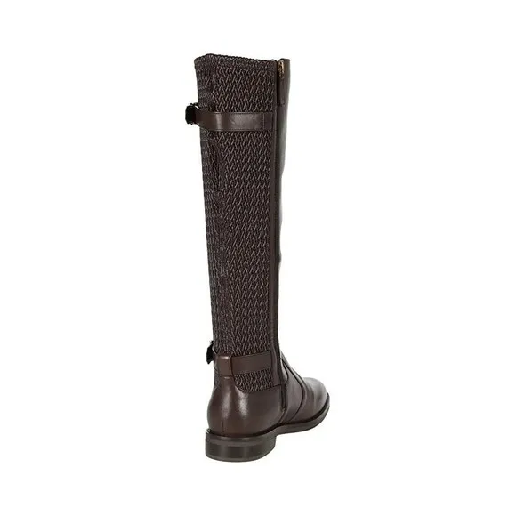 Cole Haan Chesley WR Boot Woman's Size 6.5 / 37 Java Brown Leather Boots NEW