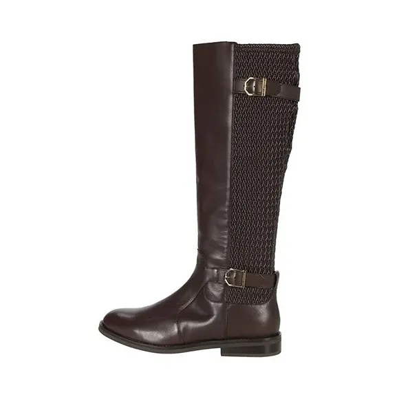 Cole Haan Chesley WR Boot Woman's Size 6.5 / 37 Java Brown Leather Boots NEW