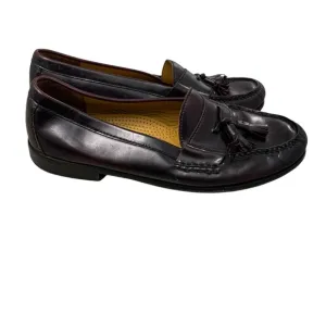 Cole Haan City Loafers Dress Shoes Mens Size 11 Burgundy Leather Tassels Slip On